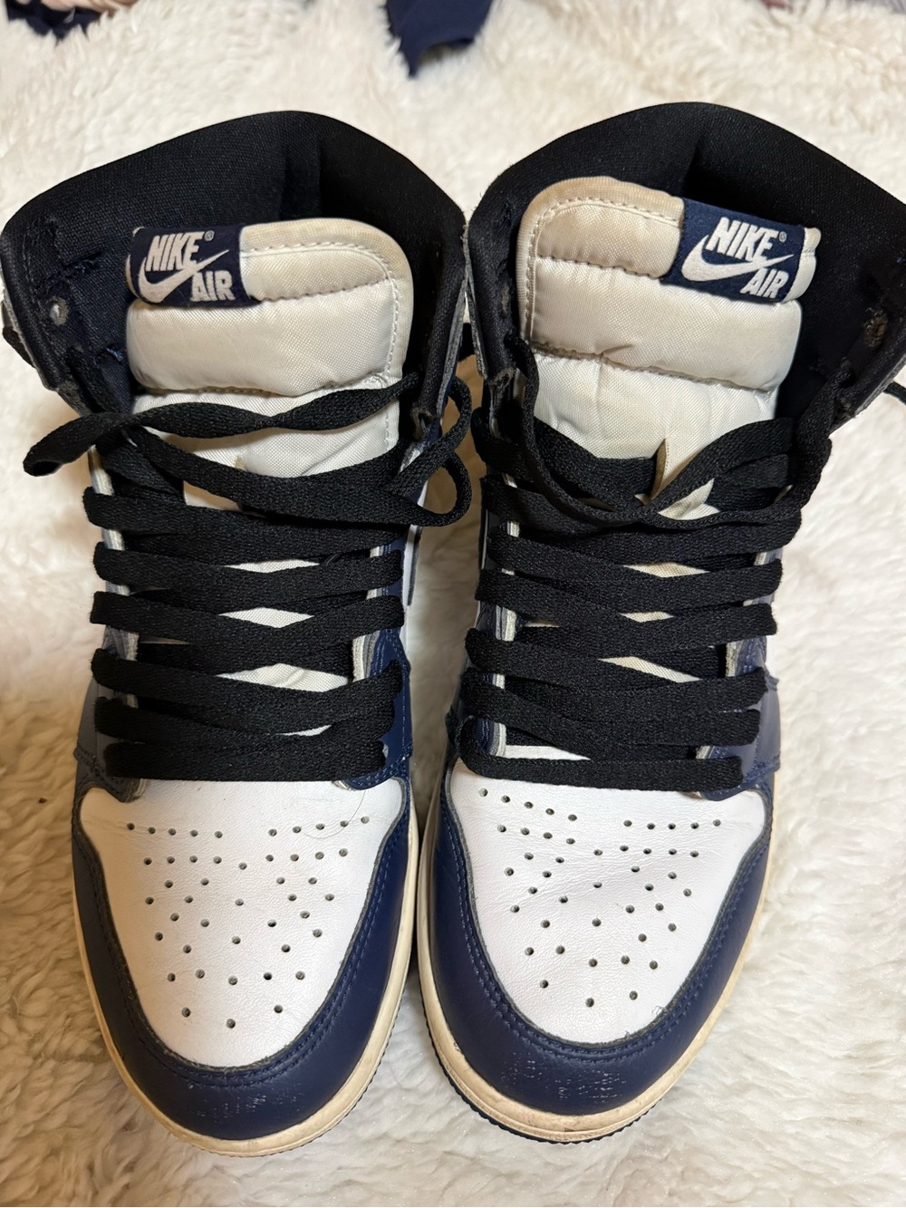Nike Air Jordan 1 Retro High OG Box - Navy White Black